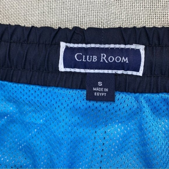 Club room Mens Expandable Waist Color Block Classic Fit Quick-Dry Swim Trunks S - Picture 5 of 8